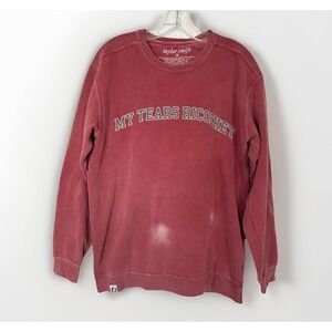 Taylor Swift My Tears Ricochet Long Sleeve Crewneck Sweatshirt Size Medium TS